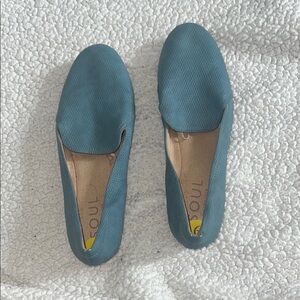 Women's Blue Slip-On Shoes